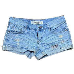 Charlotte Russe Distressed Jean Shorts Size 0